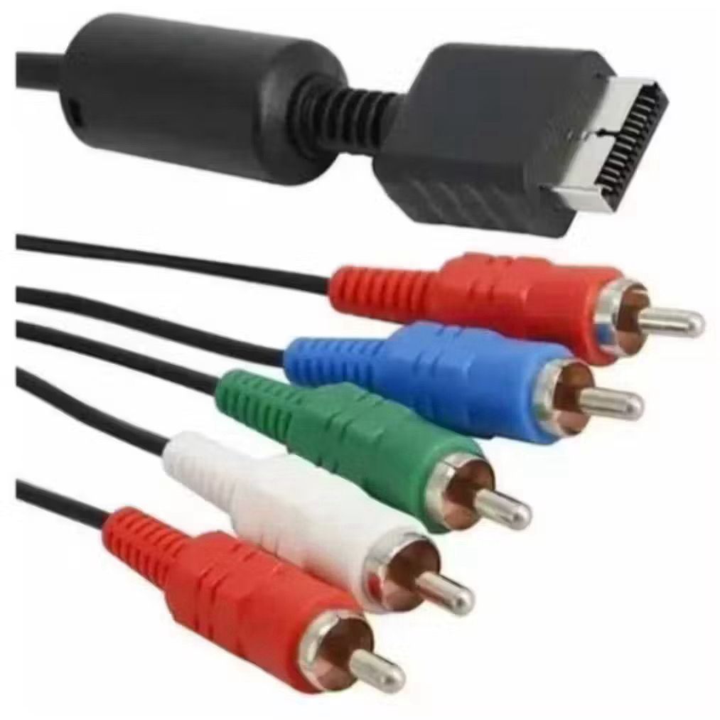 Cabo video componente PS1, PS2 e PS3