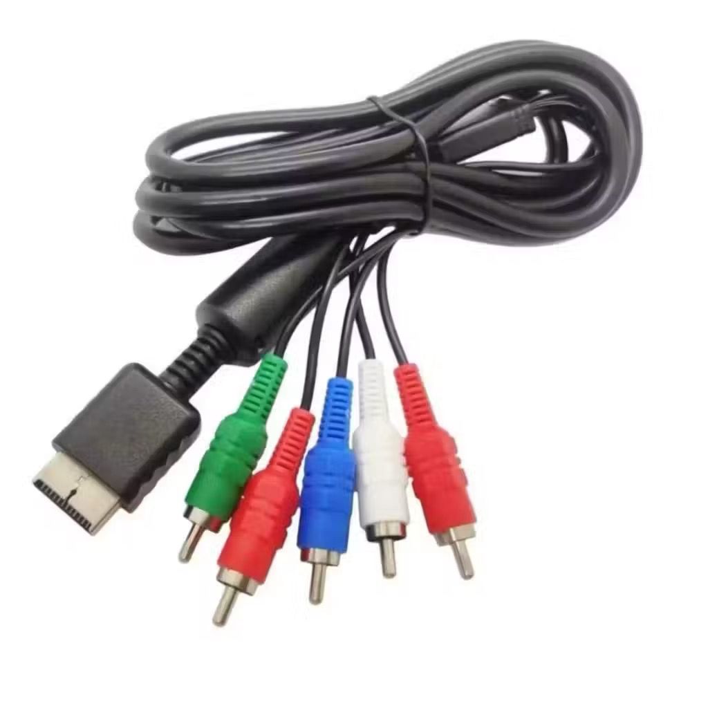 Cabo video componente PS1, PS2 e PS3
